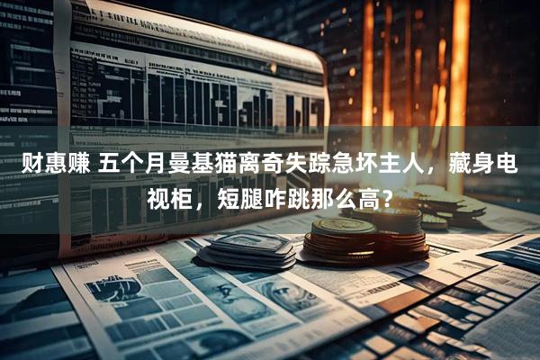 财惠赚 五个月曼基猫离奇失踪急坏主人，藏身电视柜，短腿咋跳那么高？