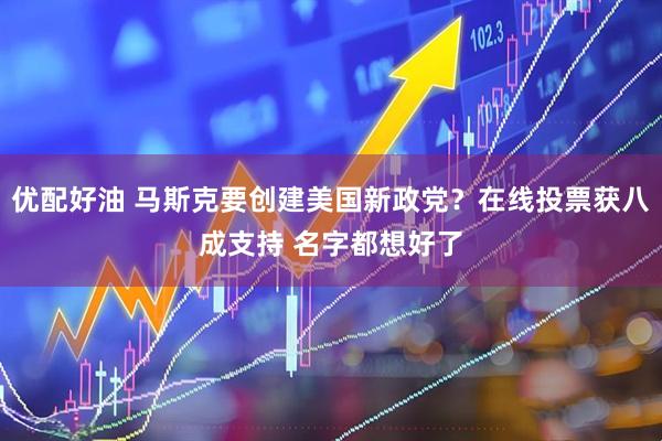 优配好油 马斯克要创建美国新政党？在线投票获八成支持 名字都想好了