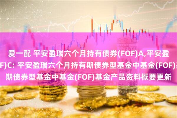 爱一配 平安盈瑞六个月持有债券(FOF)A,平安盈瑞六个月持有债券(FOF)C: 平安盈瑞六个月持有期债券型基金中基金(FOF)基金产品资料概要更新
