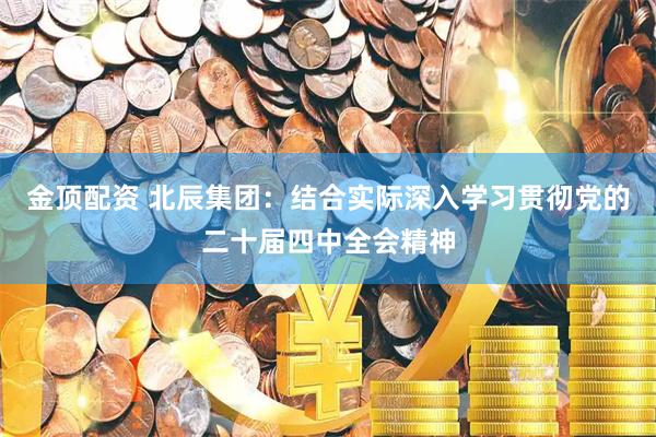 金顶配资 北辰集团：结合实际深入学习贯彻党的二十届四中全会精神