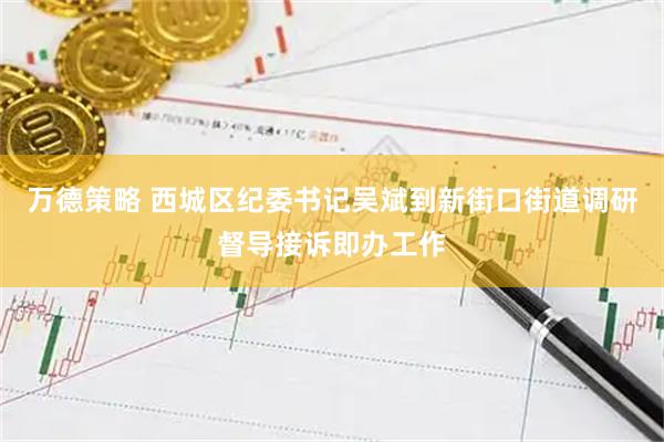 万德策略 西城区纪委书记吴斌到新街口街道调研督导接诉即办工作