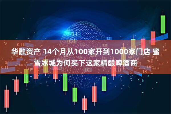 华融资产 14个月从100家开到1000家门店 蜜雪冰城为何买下这家精酿啤酒商