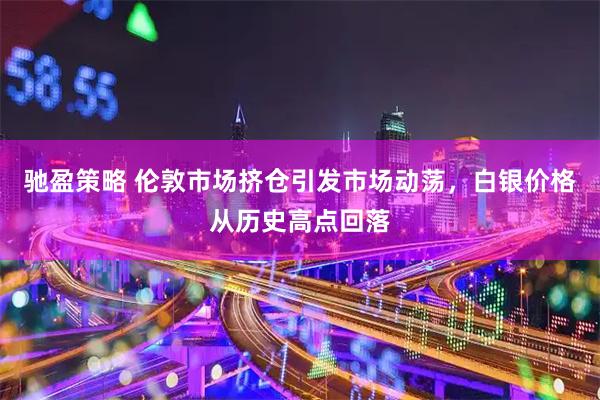 驰盈策略 伦敦市场挤仓引发市场动荡，白银价格从历史高点回落