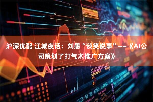 沪深优配 江城夜话：刘愚“谈笑说事”——《AI公司策划了打气术推广方案》